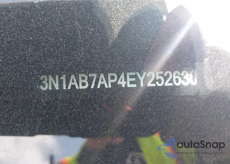 2014 Nissan Sentra Sv z USA, uszkodzony, nr VIN 3N1AB7AP4EY252630